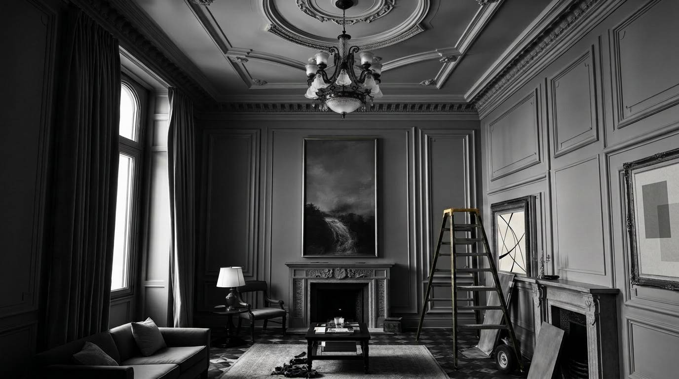 Rénovation d'un intérieur haussmannien à Genève par OLOID Company SA
